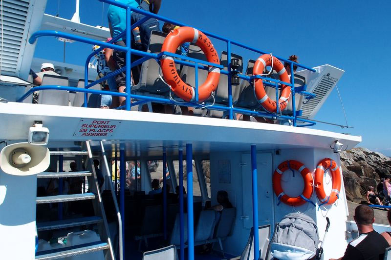 Ile de Batz, arrivée au débarcadère